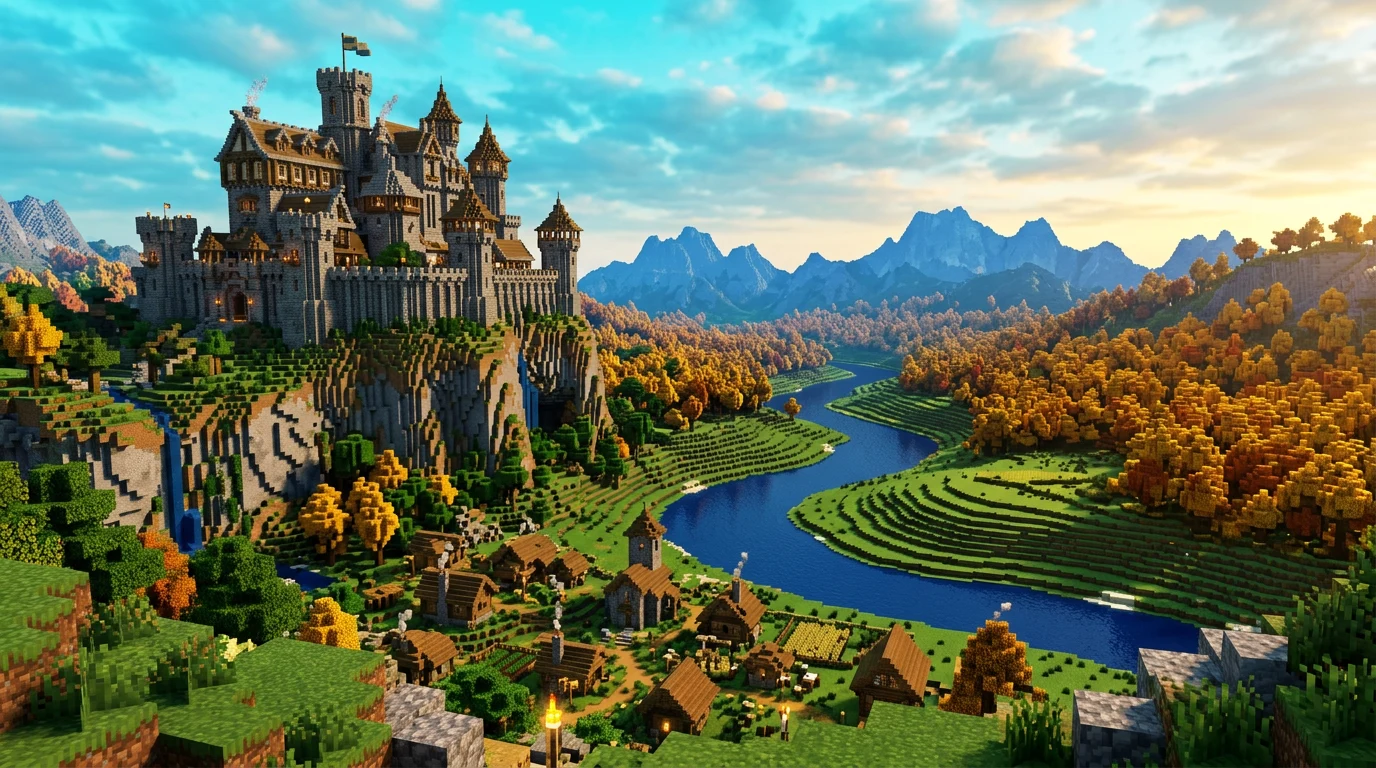 Better MC Minecraft landscape